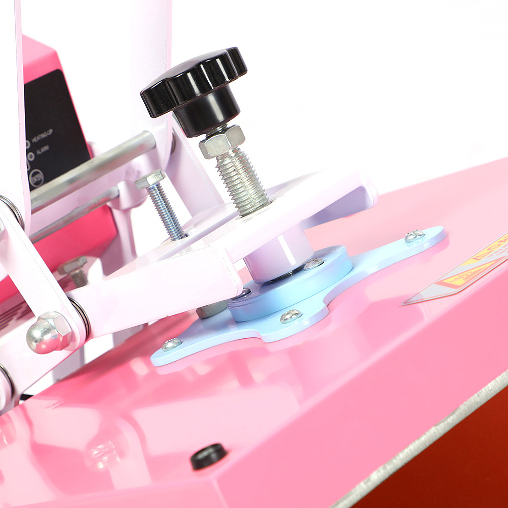 Stock 29x38CM High Pressure Heat Press Machine | Slide Rail DTF Heat Press for T-shirt & Garment Pri
