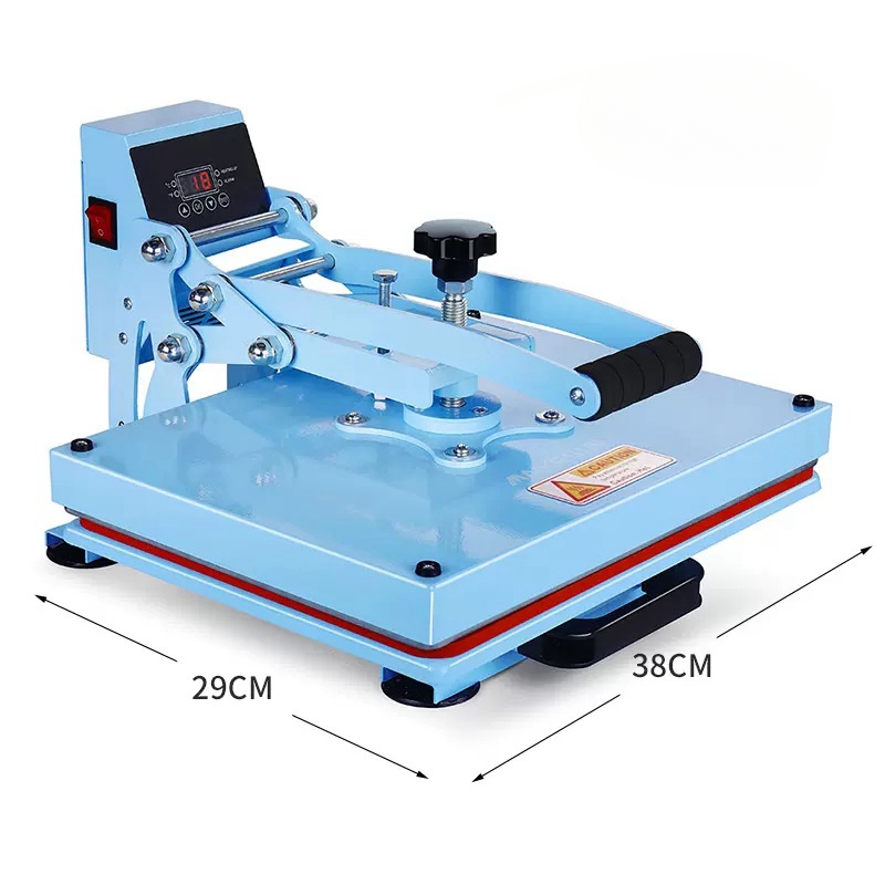 Stock 29x38CM High Pressure Heat Press Machine | Slide Rail DTF Heat Press for T-shirt & Garment Pri