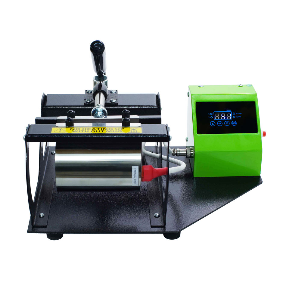 High-Pressure Manual Mug Press Machine | Digital Heat Transfer Printer for Beer Glass & Coffee Cup L