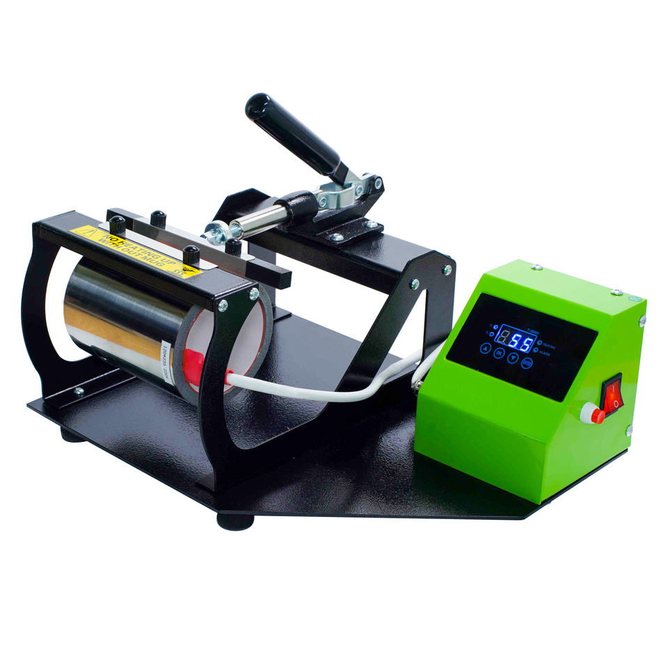 High-Pressure Manual Mug Press Machine | Digital Heat Transfer Printer for Beer Glass & Coffee Cup L