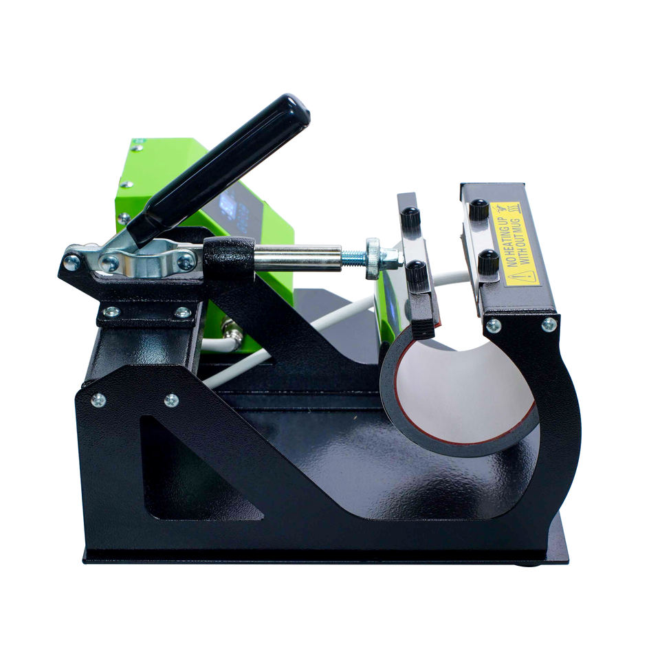 High-Pressure Manual Mug Press Machine | Digital Heat Transfer Printer for Beer Glass & Coffee Cup L