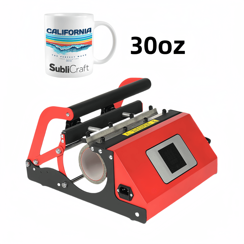 30oz Mug Heat Press Machine| Digital Tumbler Printer for Custom Cups & Logo Printing Machine