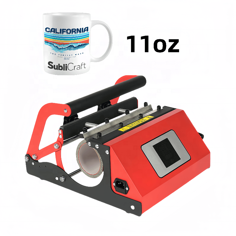 11 oz Mug Heat Press Machine | Digital Sublimation Machine for Cups & Tumblers | Commercial Printing