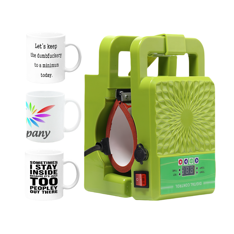 Small 11oz Mug Heat Press Machine | Compact DIY Photo Printing Equipment for Ceramic Cups