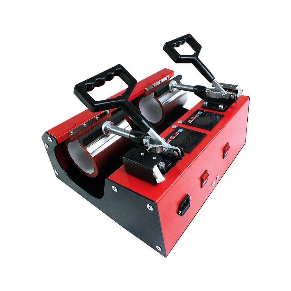 Double 2-in-1 11oz Mug Heat Press Machine|For Ceramic & Stainless Steel Cups|Sublimation Printing​​