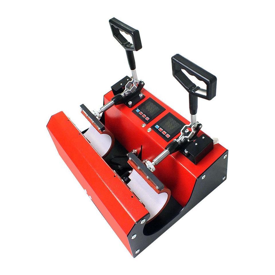 Double 2-in-1 11oz Mug Heat Press Machine|For Ceramic & Stainless Steel Cups|Sublimation Printing​​