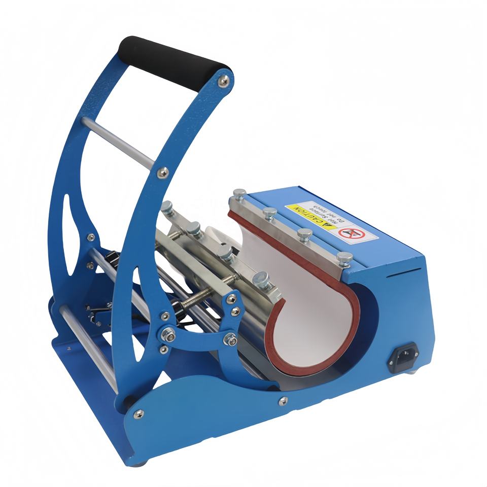 20oz Mug Heat Press Machine | Professional Tumbler Sublimation Printer | Manual Flatbed Custom Cup