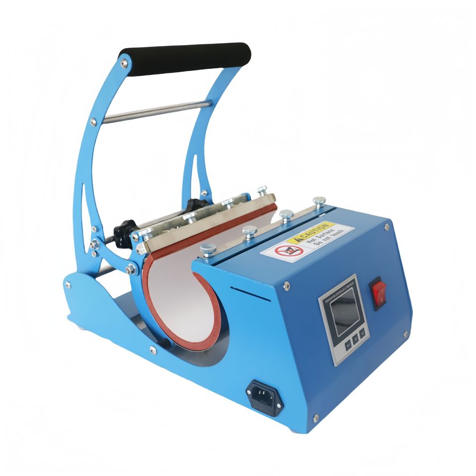 20oz Mug Heat Press Machine | Professional Tumbler Sublimation Printer | Manual Flatbed Custom Cup