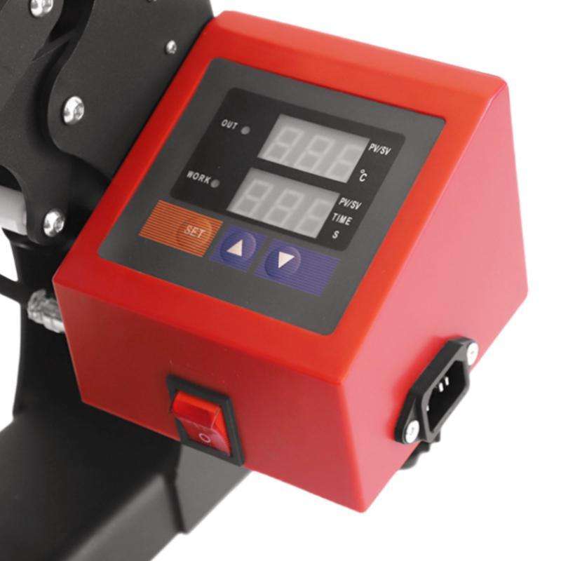 Thermal Sublimation Transfer Printing Machine | 2-in-1 Multifunctional Heat Press for Hats & Garment