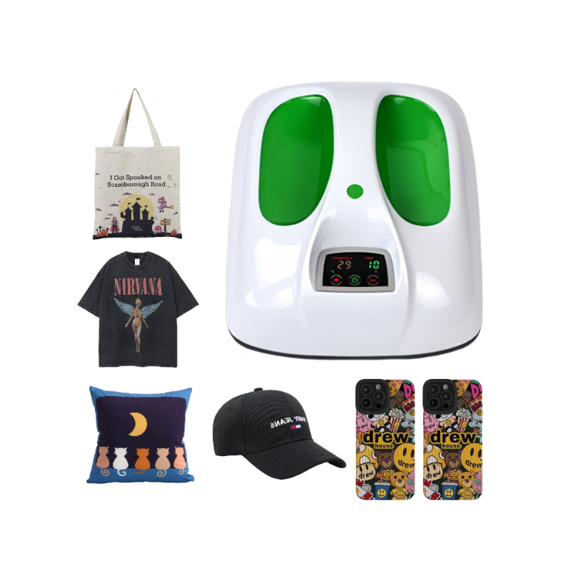 25x30cm Household Portable Heat Press Machine | DIY Mini Ironing Machine for T-Shirt Printing