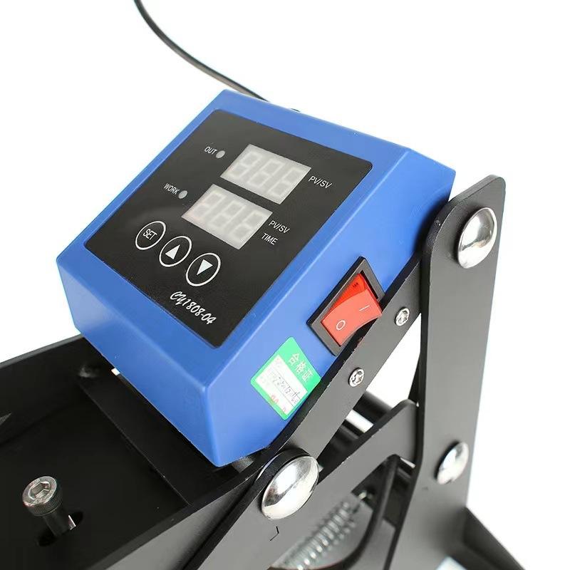 15x15cm Small Heat Press Machine | DIY Hot Stamping Machine for Logo & Clothing Printing