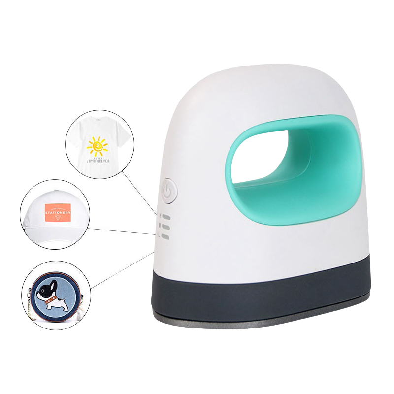 Manual Mini Heat Press Machine | DIY Logo & Badge Printing for T-Shirts, Hats, and More