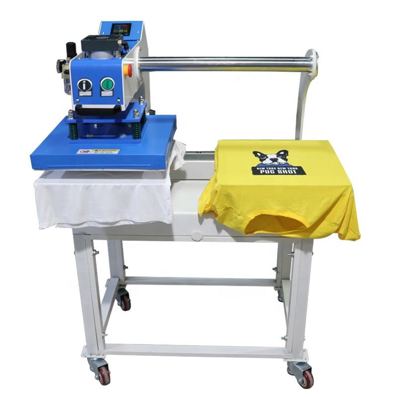 Factory Wholesale Double Station Pneumatic Flat Heat Press Machine |40×40/40×50/40×60cm Sublimation 