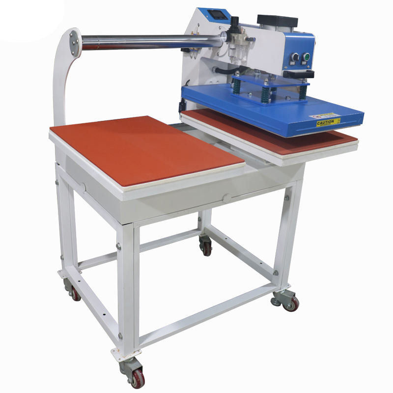 Factory Wholesale Double Station Pneumatic Flat Heat Press Machine |40×40/40×50/40×60cm Sublimation 