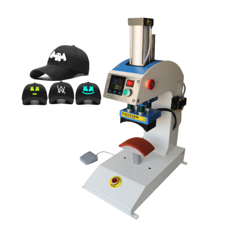 Factory Direct Pneumatic Cap Heat Press Machine | Hat Logo Printing