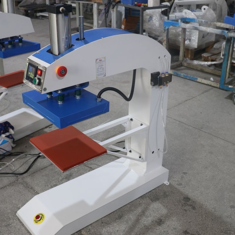 Factory Customized Automatic Pneumatic Heat Press Machine | Single Station Heat Transfer Equipment