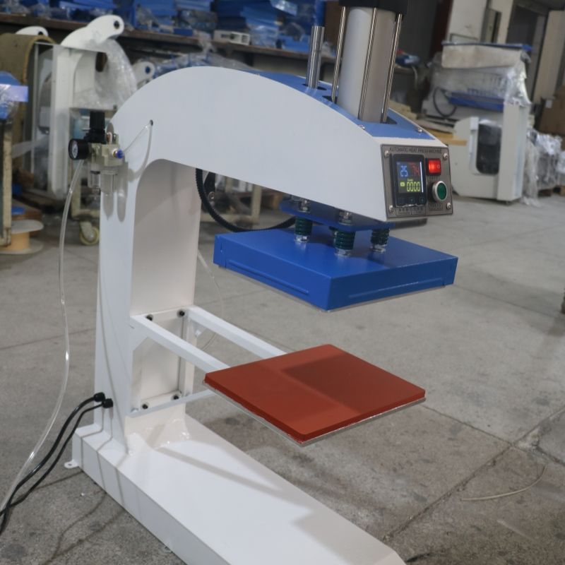 Factory Customized Automatic Pneumatic Heat Press Machine | Single Station Heat Transfer Equipment