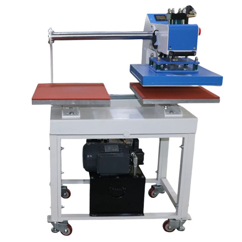 Dual Station Pneumatic Heat Press|40x60cm, 40x50cm,38x38cm Sizes|Automatic Industrial Garment Printe