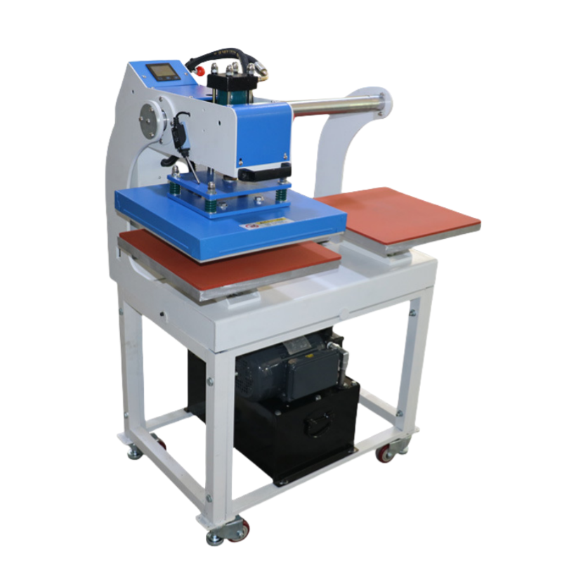 Dual Station Pneumatic Heat Press|40x60cm, 40x50cm,38x38cm Sizes|Automatic Industrial Garment Printe