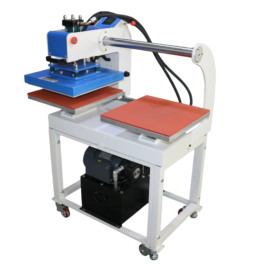 Dual Station Pneumatic Heat Press|40x60cm, 40x50cm,38x38cm Sizes|Automatic Industrial Garment Printe