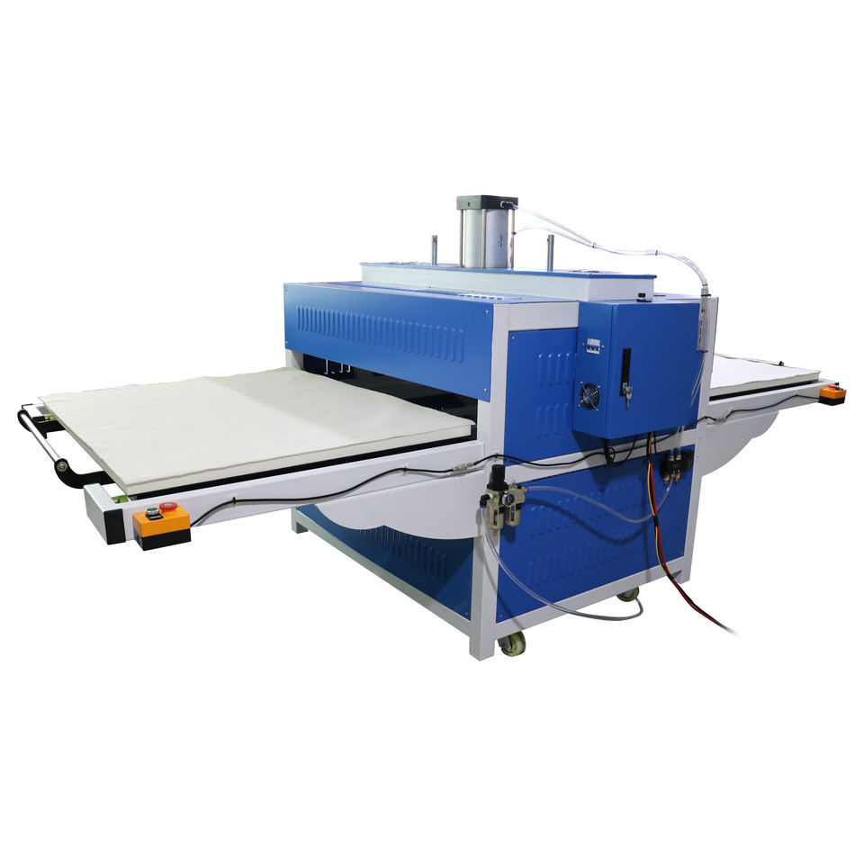 80*100cm 100*120cmIndustrial Automatic Heat Press Machine Large Format Dual Heating for T-shirt and 
