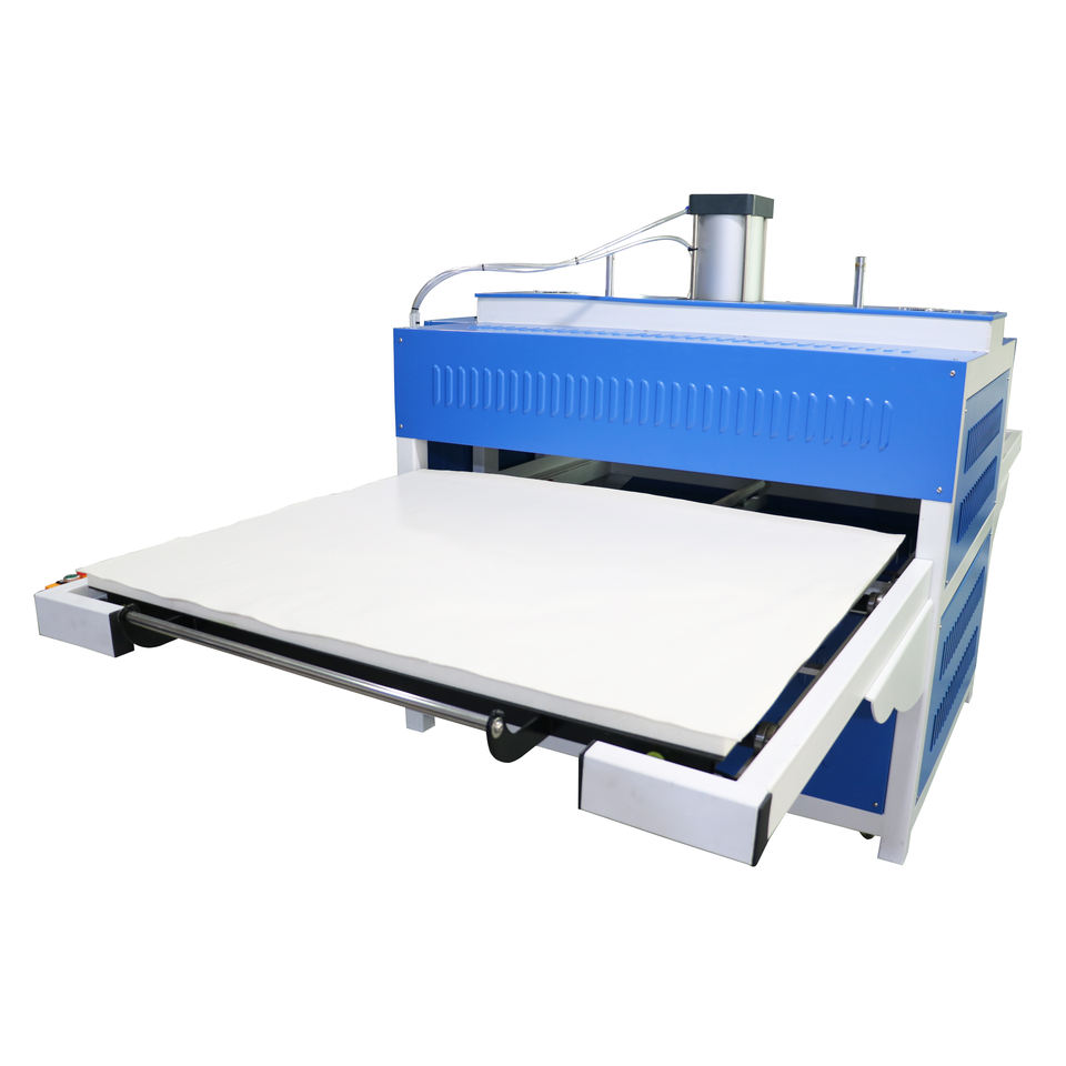 80*100cm 100*120cmIndustrial Automatic Heat Press Machine Large Format Dual Heating for T-shirt and 