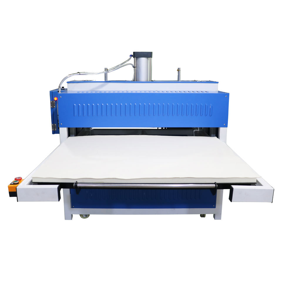 80*100cm 100*120cmIndustrial Automatic Heat Press Machine Large Format Dual Heating for T-shirt and 