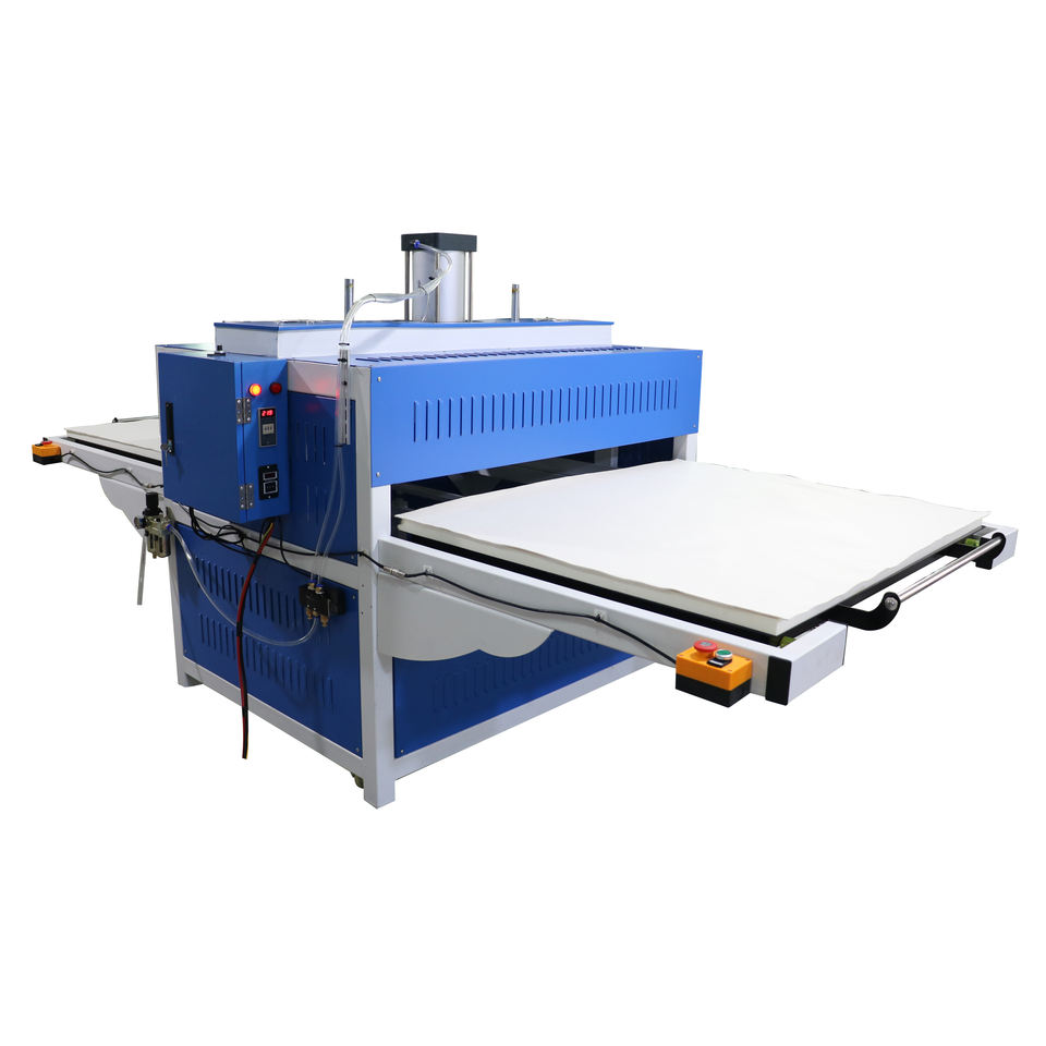 80*100cm 100*120cmIndustrial Automatic Heat Press Machine Large Format Dual Heating for T-shirt and 