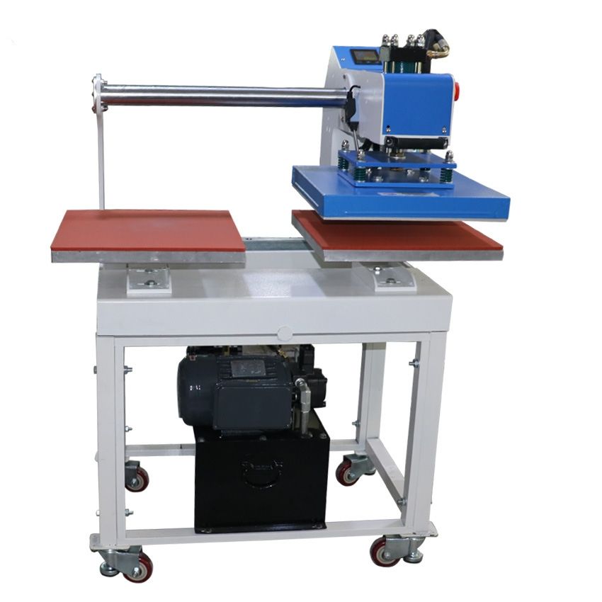 Dual Station Pneumatic Heat Press|40x60cm, 40x50cm,38x38cm Sizes|Automatic Industrial Garment Printe