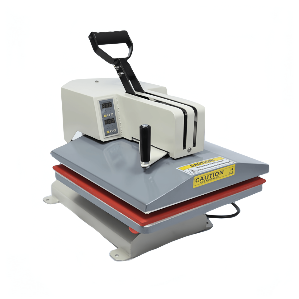 38x38cm Swing Heat Press Machine | LED Digital Control | Industrial Sublimation Press