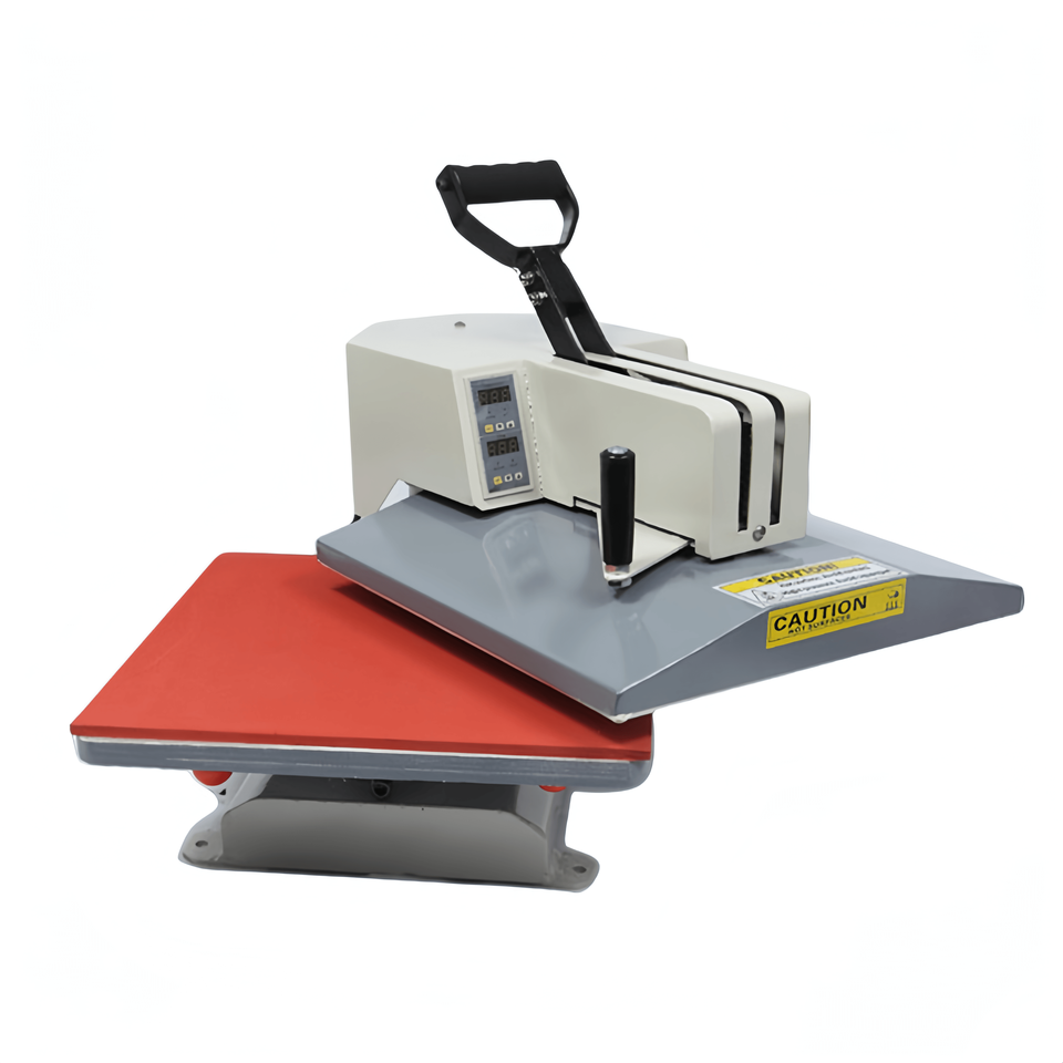 38x38cm Swing Heat Press Machine | LED Digital Control | Industrial Sublimation Press