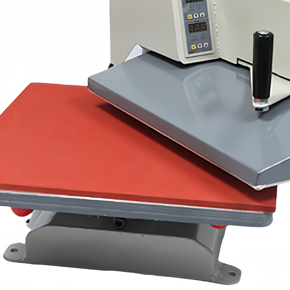38x38cm Swing Heat Press Machine | LED Digital Control | Industrial Sublimation Press