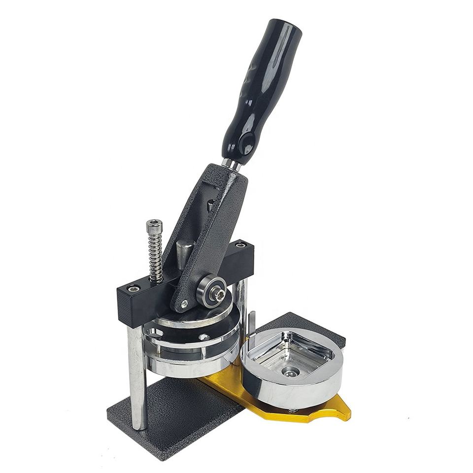 Professional Badge Making Press | 25-58mm Round & Square Button Maker Kit