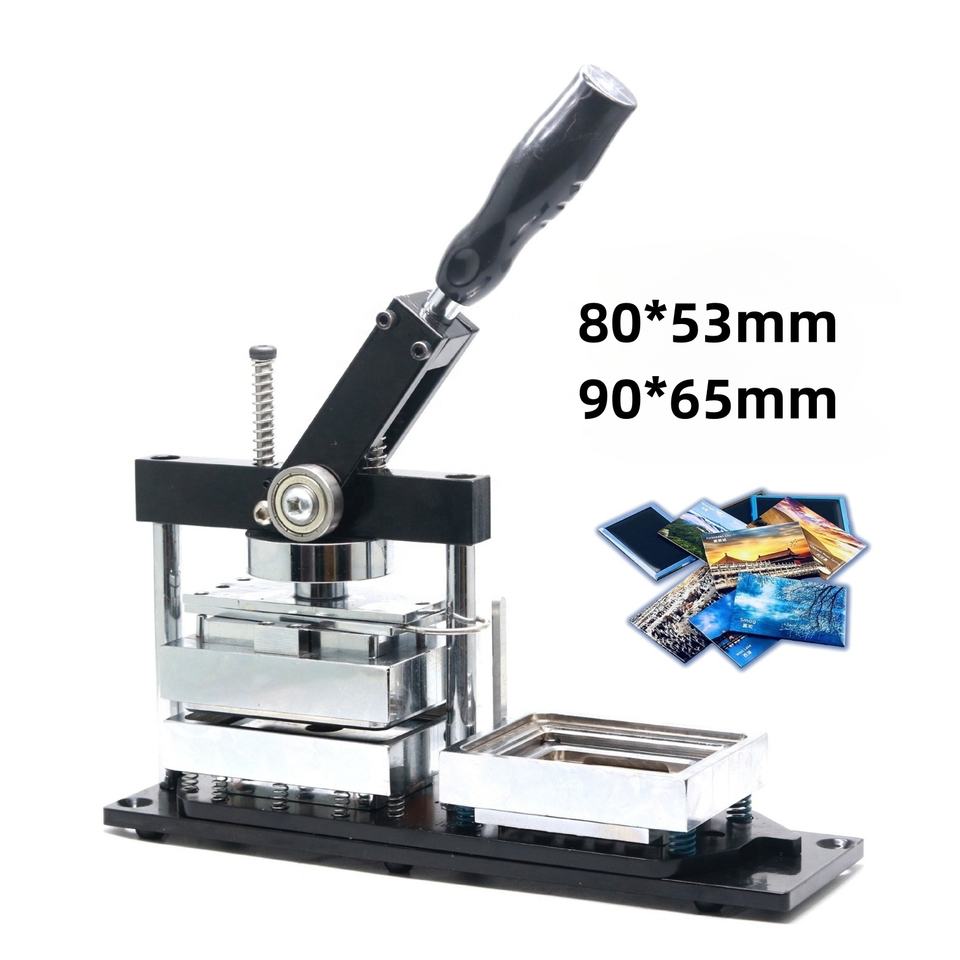 80x53mm Fridge Magnet Machine | Complete Making Kit with Cutter & 1000pcs Materials