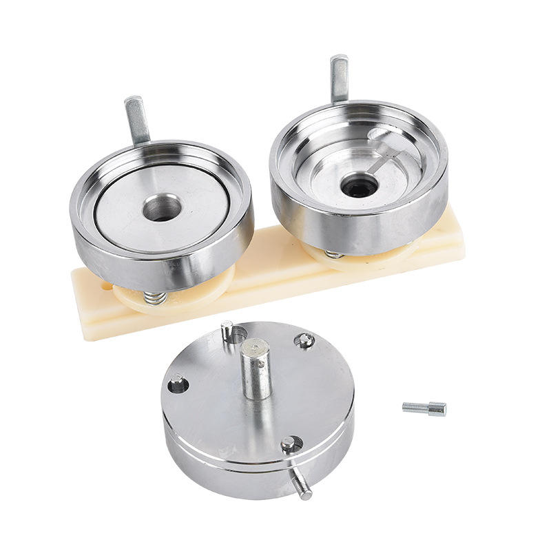 Pneumatic Badge Making Machine | Automatic 25-75mm Button Press | Professional Pin Badge Production 