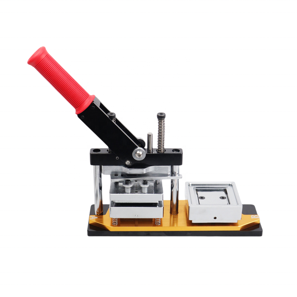 Square Button Making Machine | 50x50mm & 63.5x63.5mm DIY Press | Fridge Magnet and Badge Maker Kit
