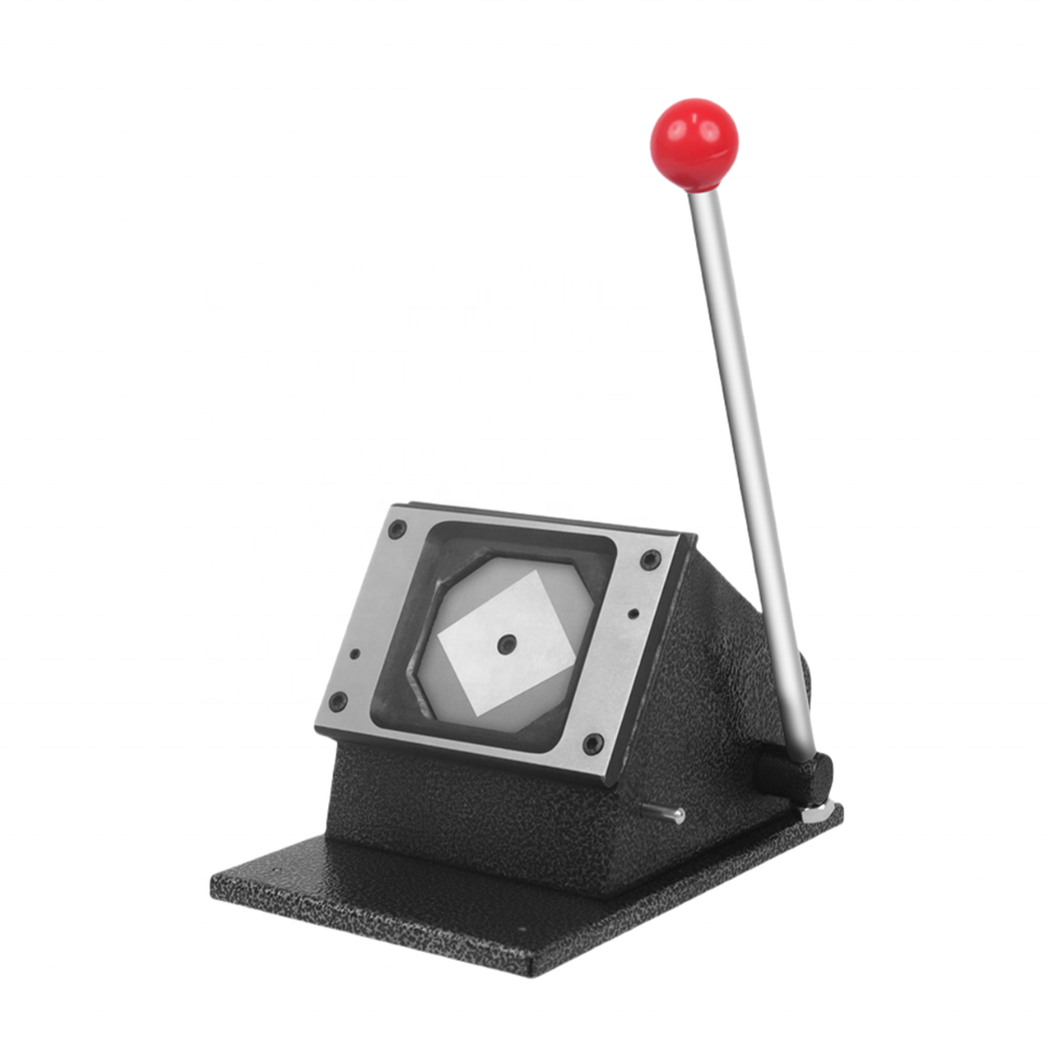 Square Button Making Machine | 50x50mm & 63.5x63.5mm DIY Press | Fridge Magnet and Badge Maker Kit