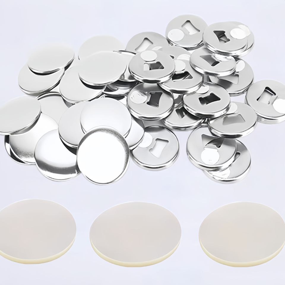 58mm & 75mm Badge Machine Consumables | Magnetic Bottle Opener Parts | Bulk Supplier