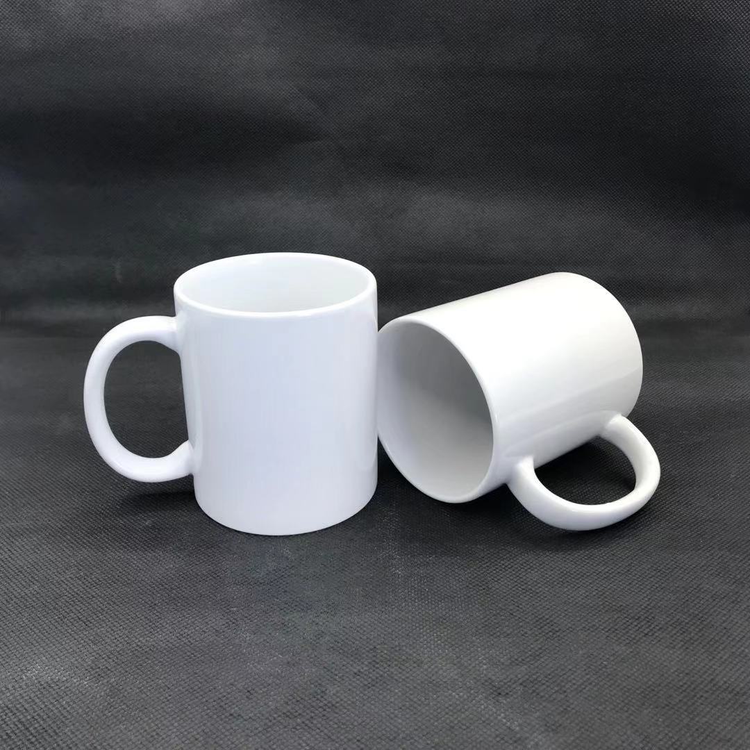 Grade A Coated Ceramic Mug - 11oz Heat Transfer Mug for Logo Printing, Sublimation Cup Customization