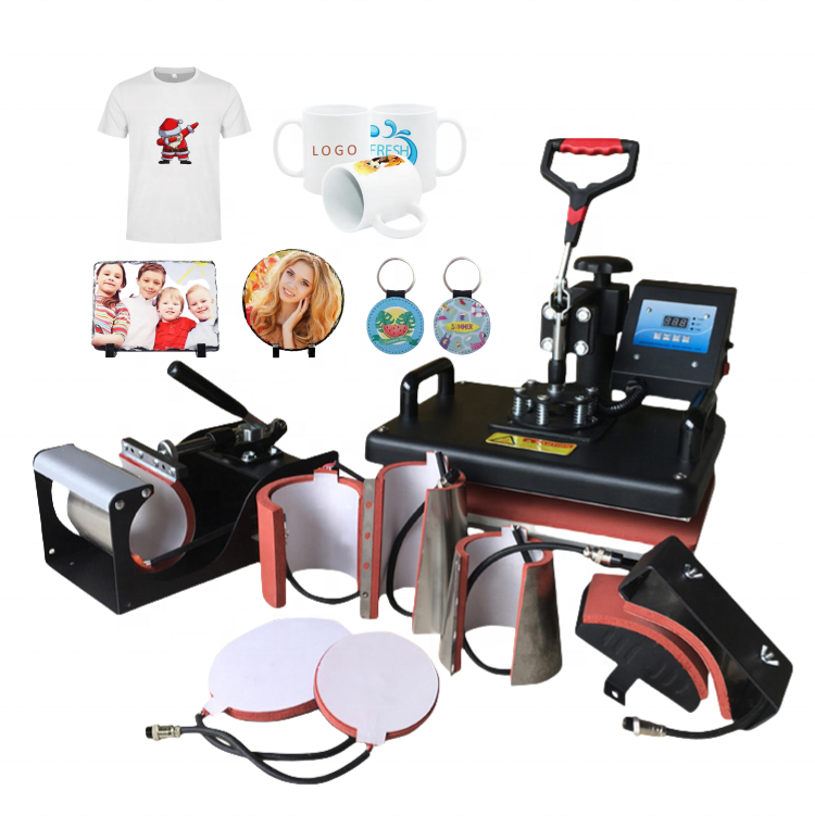 Hot Selling 10-in-1 Multifunctional Sublimation Heat Transfer Machine | T-Shirt, Mug, Cap, Plate, Ha