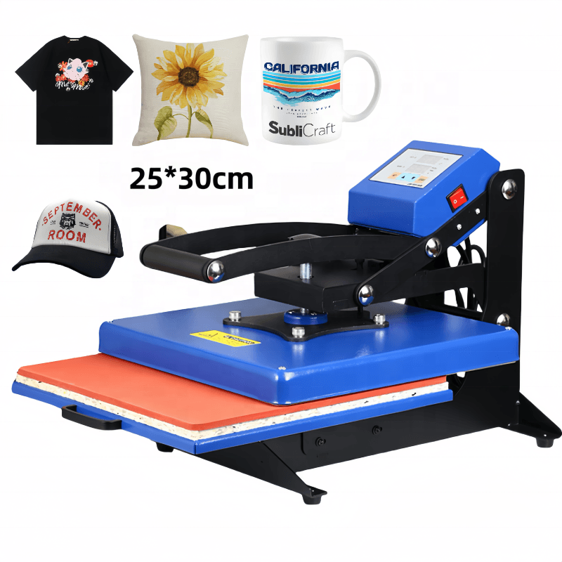 Factory 25×30cm Heat Press Machine for T-shirt Printing | Compact Heat Sublimation TransferEquipment