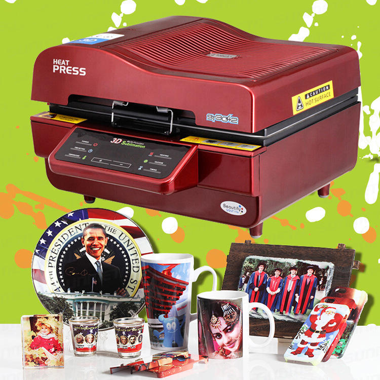 Factory Direct 3D Vacuum Heat Press Machine | High Quality Sublimation Equipment for Phone Cases, Mu